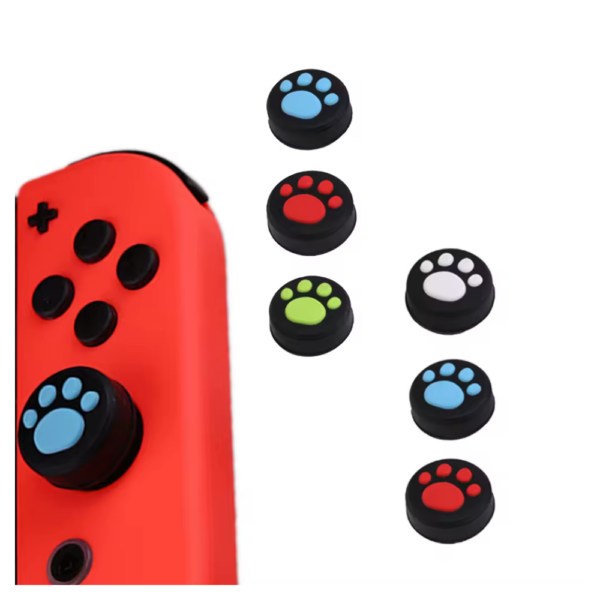 x4 Cubierta Caps Grips Joystick pata de gato para Nintendo Switch / Oled / Lite