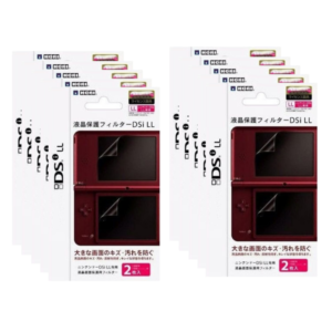 x10 Unidades Set Protector de Pantalla Protector Antirayones para Nintendo DSi XL NDSi XL