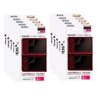 x10 Unidades Set Protector de Pantalla Protector Antirayones para Nintendo DSi XL NDSi XL