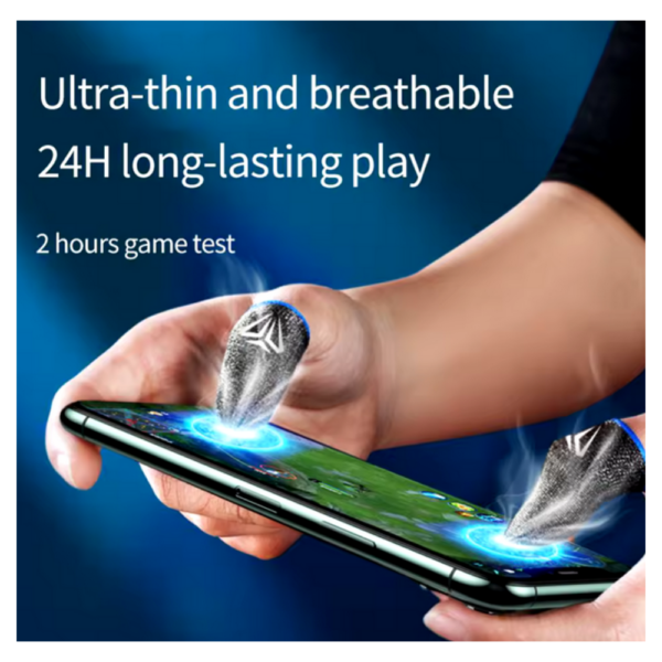Funda Guante Gamer para Dedos Superconductor cubierta transpirable para Smartphone móvil o pantalla tactil switch - Imagen 4