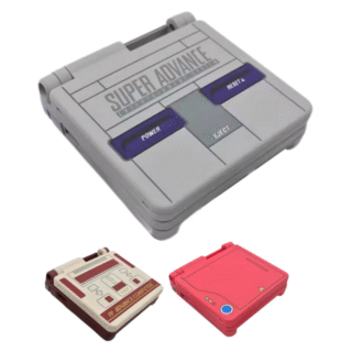 Carcasa de Repuesto Housing Case Super Nintendo, Famicom, Pokedex Para Nintendo Gameboy Advance SP / GBA SP