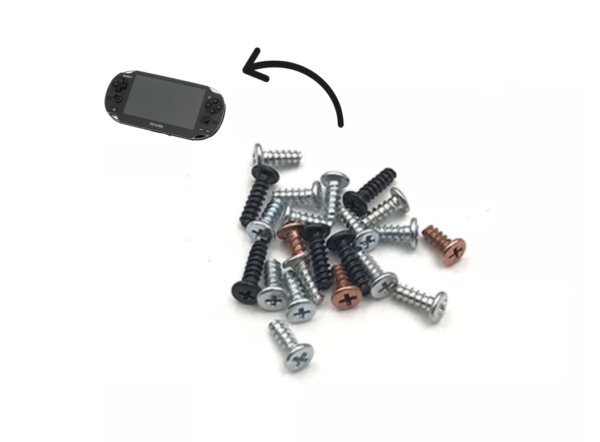 20x Tornillos Set Completo para Sony PsVita 1000 Vita Fat PlayStation Vita
