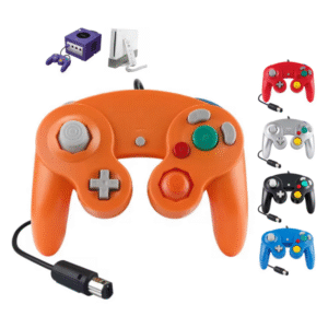 Control Alámbrico Mando Joystick para Nintendo GameCube GC NGC y Nintendo Wii Retrocompatible