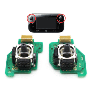 2x Análogo Joystick Palanca Analógico Izq y Der Para GamePad Tableta Nintendo WiiU / Pad WiiU