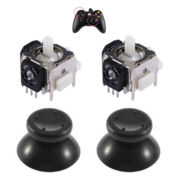 Análogo + Capucha Palanca Joystick Analógico Stick Para Control Microsoft Xbox 360 - Imagen 4
