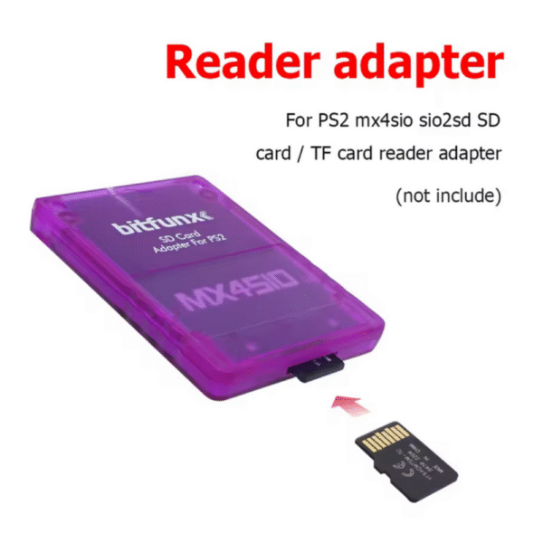 Lector de tarjetas Adaptador SD MX4SIO SIO2SD de Bitfunx para Sony PS2 Playstation 2 - Imagen 5