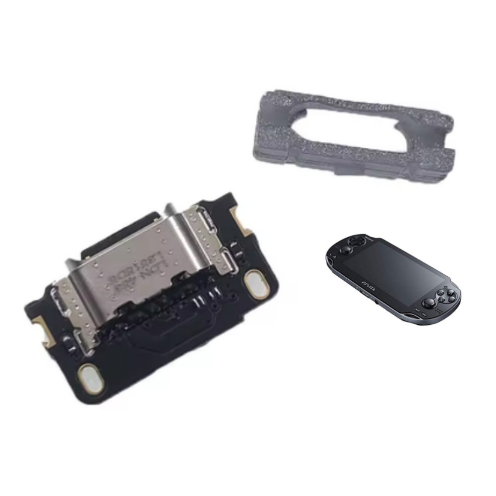 Mod Puerto de Carga Usb tipo C para Sony PsVita Fat 1000 / Slim 2000