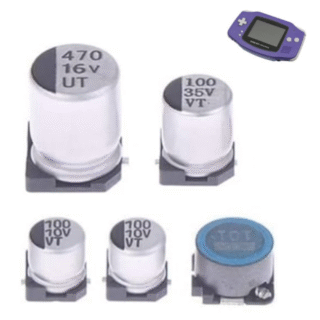 Set x5 Condensador Capacitor para Nintendo Gameboy Advance GBA