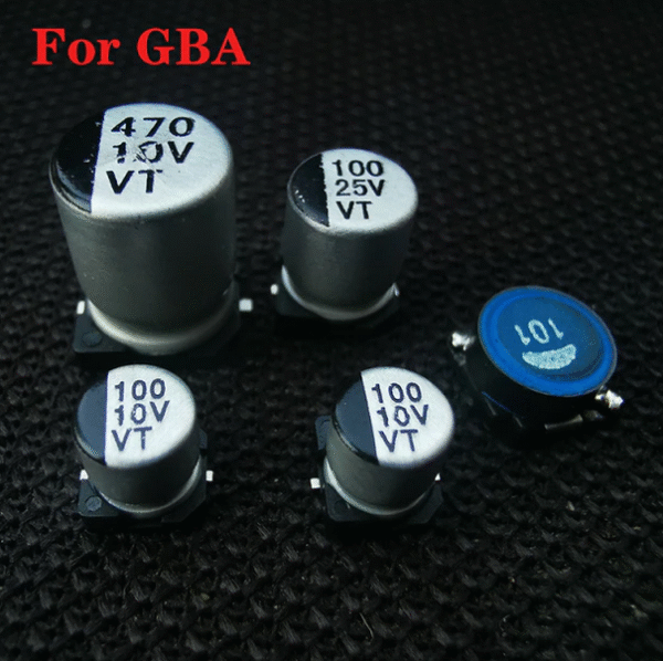 Set x5 Condensador Capacitor para Nintendo Gameboy Advance GBA - Imagen 2