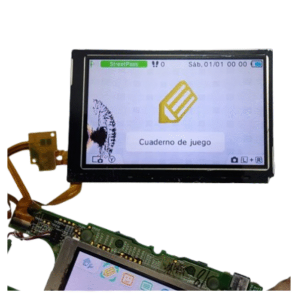 Pantalla Display Superior LCD con Mancha para Nintendo 3DS