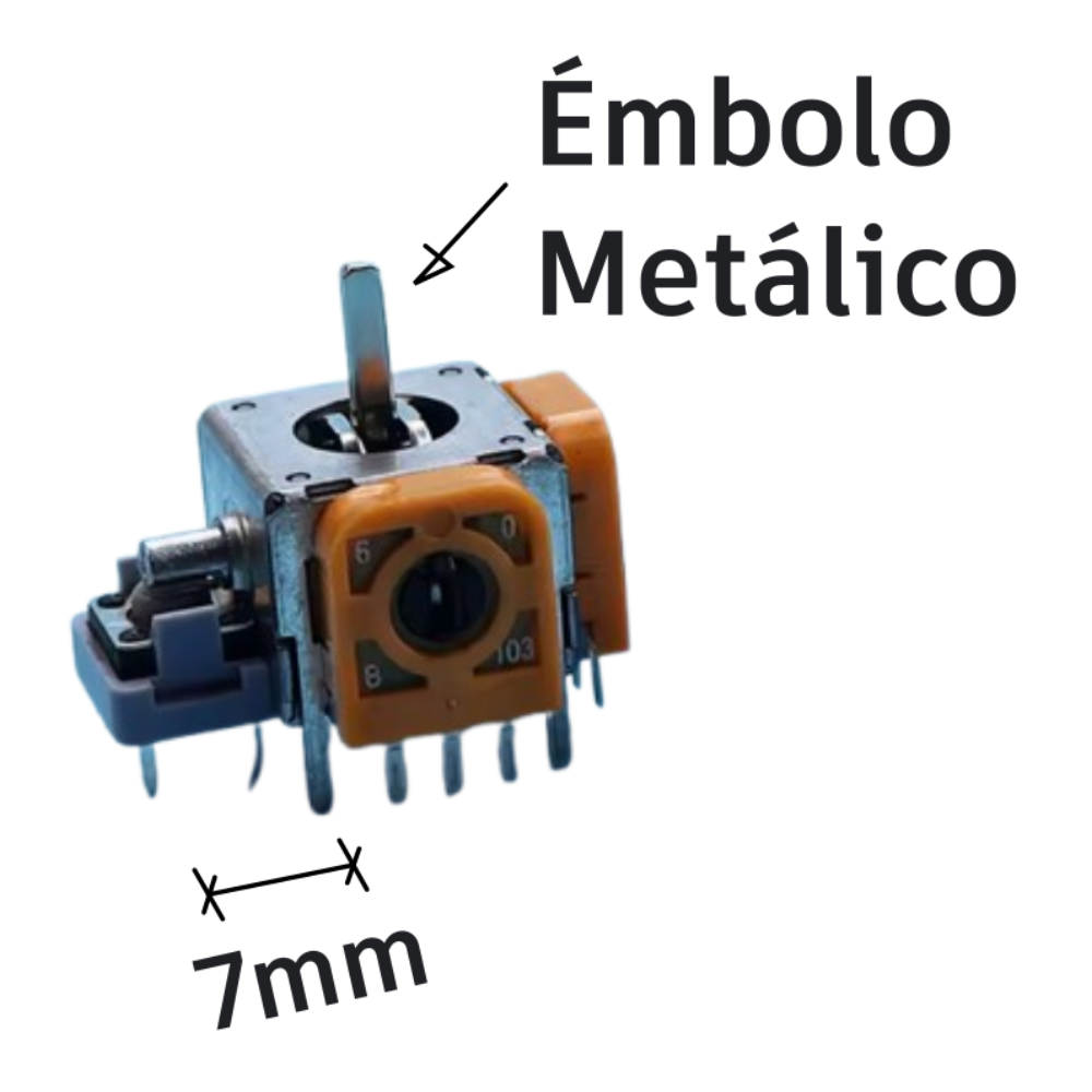 Análogo Palanca Joystick Stick Pulsador Largo 7mm Embolo metálico Para Control Sony Ps3 Dualshock 3 - Imagen 3