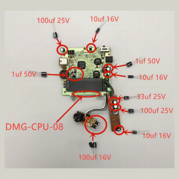 Set Condensadores Capacitor para Nintendo Gameboy Clasico GB DMG - Imagen 2