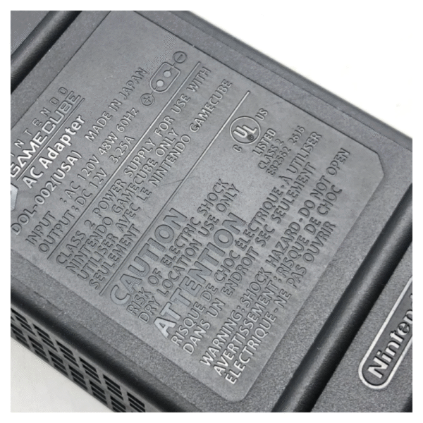 Adaptador Cargador fuente AC de Carga Original para Nintendo Gamecube GC - Imagen 3
