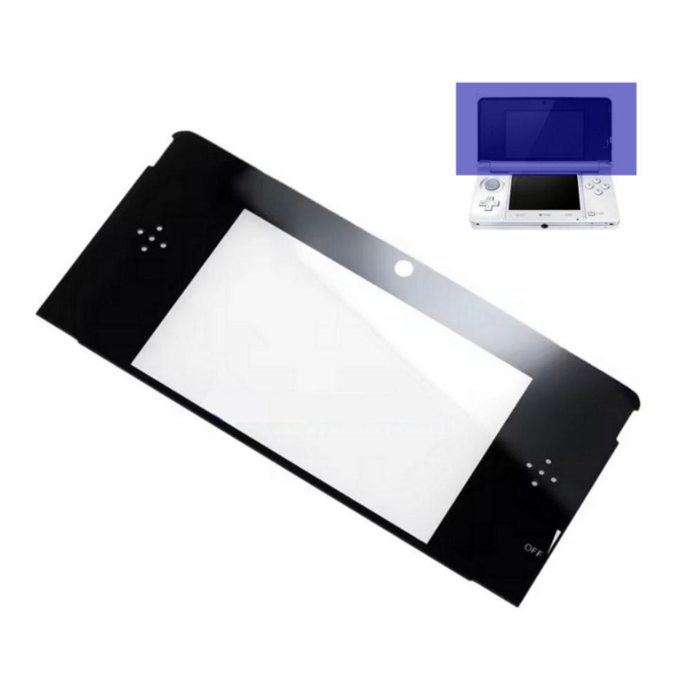 Cristal Frontal Lente de Vidrio para Pantalla Superior de Nintendo 3DS old pequeña