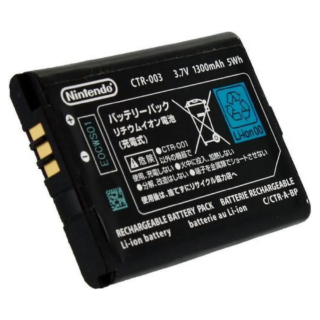 Pila Batería 1300mAh Ctr 003 Original para Nintendo 3DS Old / 2ds Old / New 2ds XL / Procontroller Wiiu