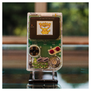 Nintendo Gameboy Clásico DMG Pantalla Ips Case Cristal + Juego Pokemon Yellow