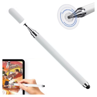 Lápiz Óptico Táctil Stylus Plástico Pen Capacitiva Sin Batería para iPad / Tablet / Celular / PC