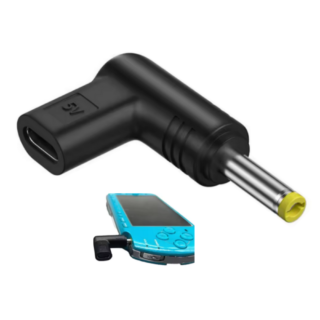 Coversor Adaptador de Carga Usb Tipo C USB-C para Sony PSP 1000 / 2000 / 3000