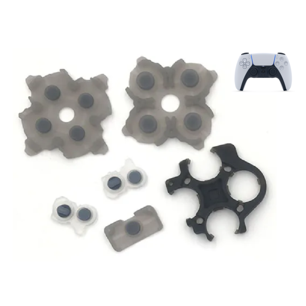 Membranas Silicona Conductora Botones para Play Station 5Control DualSense Ps5