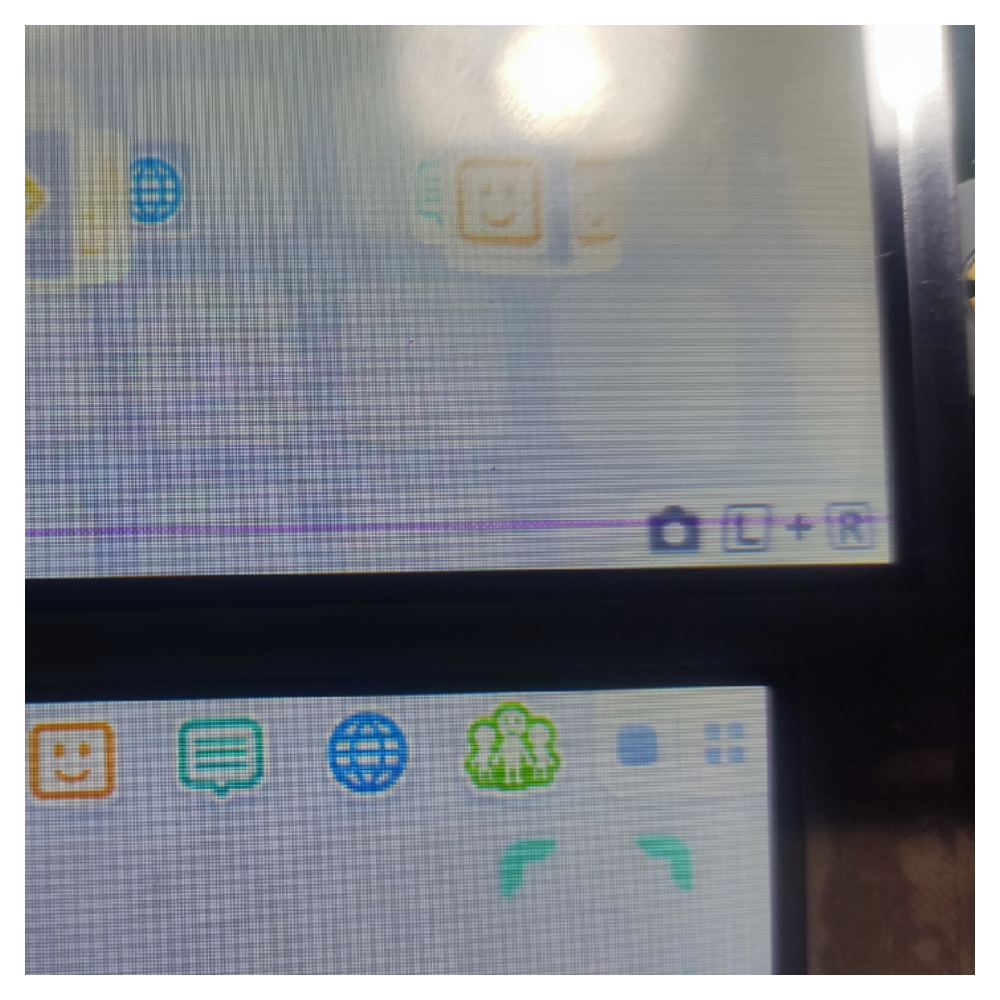 Pantalla Display LCD Dual Compatible con Nintendo 2DS Linea Morada - Imagen 2