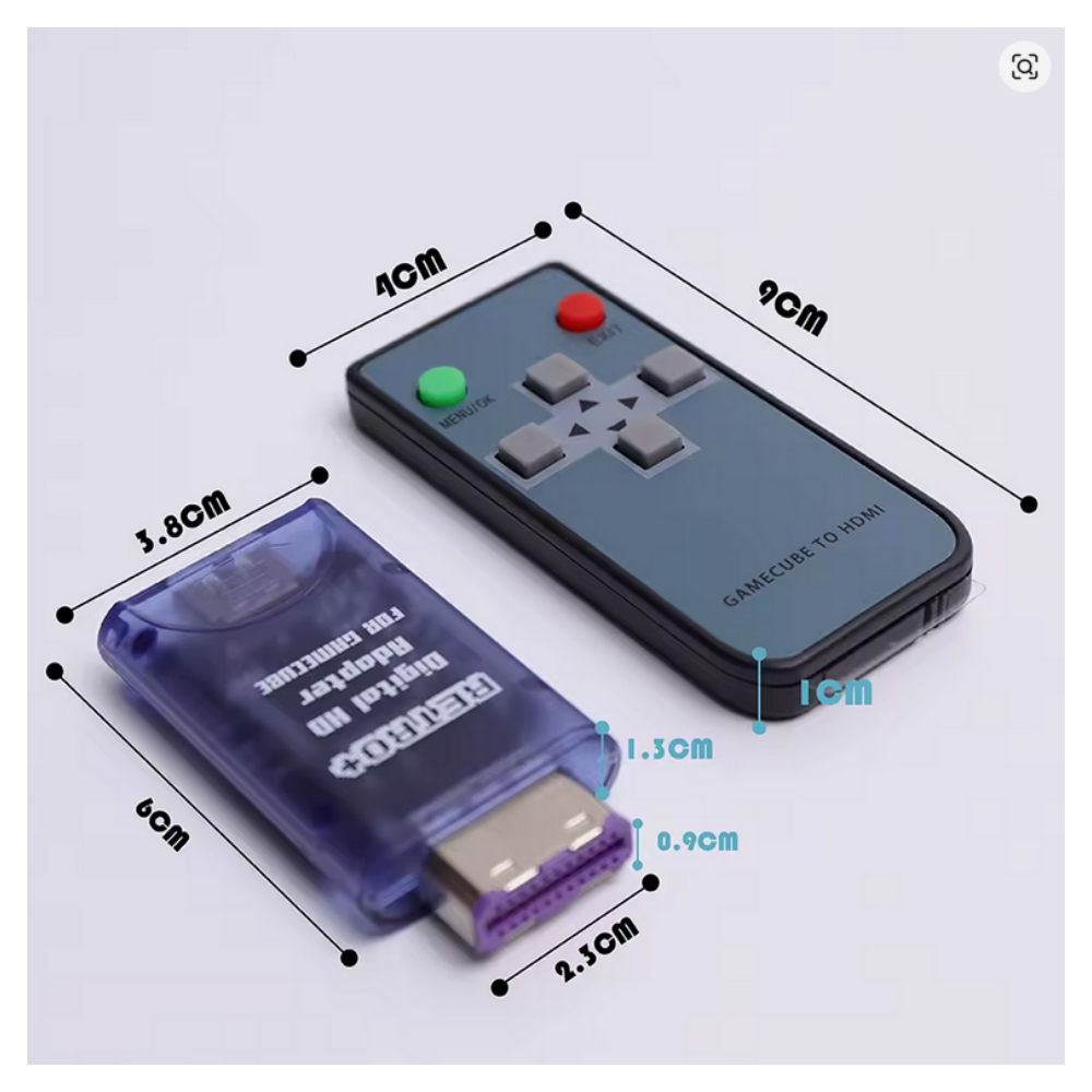 Adaptador Video Convertidor TV HDMI Retroplus Tech para Nintendo GameCube NGC - Imagen 4