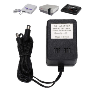 Adaptador Cargador fuente AC de Carga Original para Sega Megadrive Genesis / Super Nintendo SNES / Nintendo NES