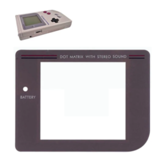 Cristal Frontal Vidrio Lente Screen para Nintendo GameBoy clásico DMG