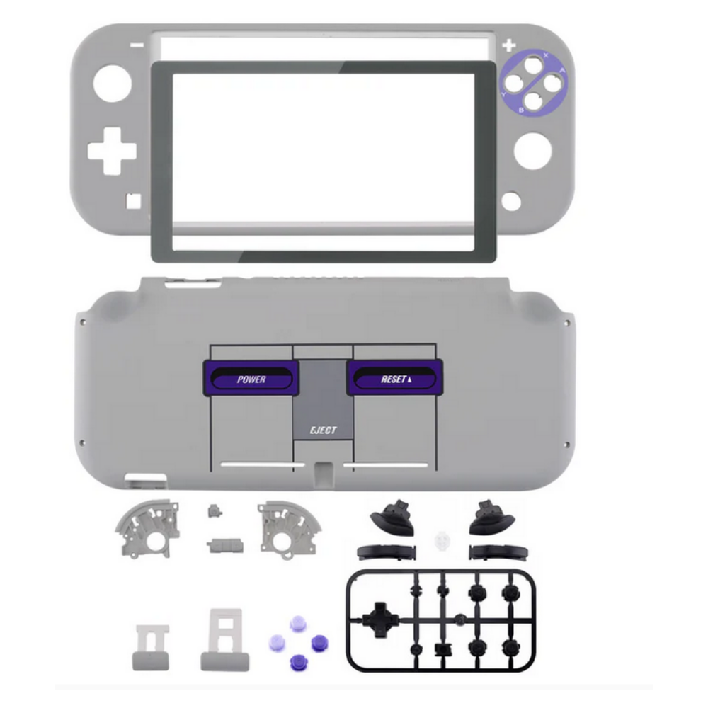 Carcasa Repuesto Housing Case eXtremeRate Original Edición SNES para Nintendo Switch Lite - Imagen 2