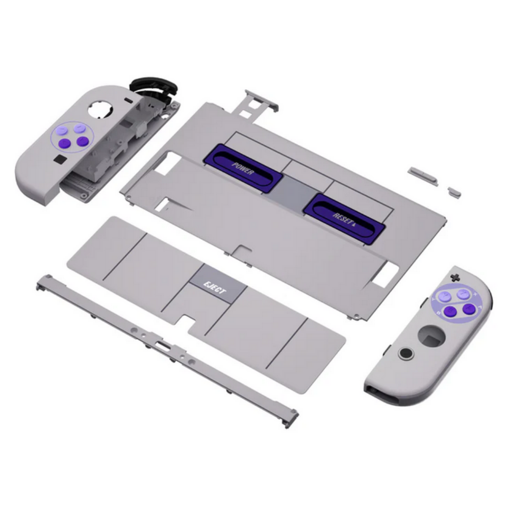 Carcasa Repuesto Housing Case eXtremeRate Original SNES para Nintendo Switch Oled - Imagen 7