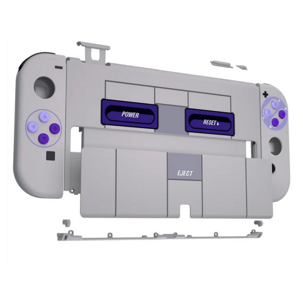 Carcasa Repuesto Housing Case eXtremeRate Original SNES para Nintendo Switch Oled - Imagen 2