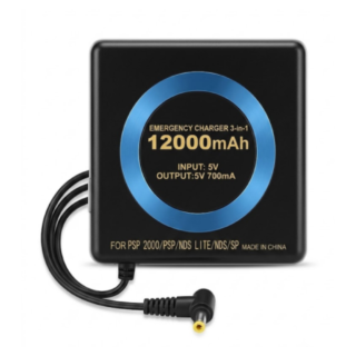 Batería Externa Pila 1200mah 5v para Sony Psp Serie 1000 / Serie 2000 / Serie 3000 Slim