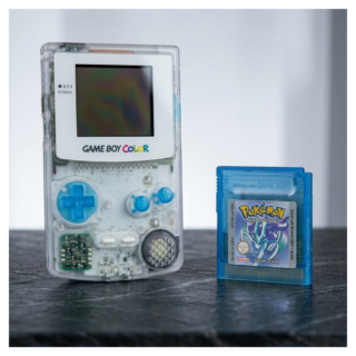 Nintendo Gameboy Color GBC Cristal Edition + Pokemon Cristal