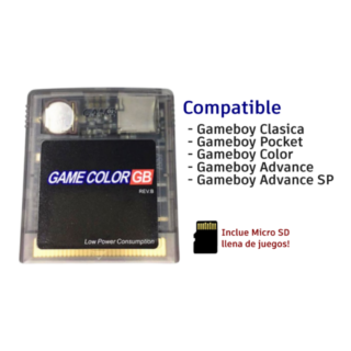Cartucho Flashcart GB para GameBoy y Color