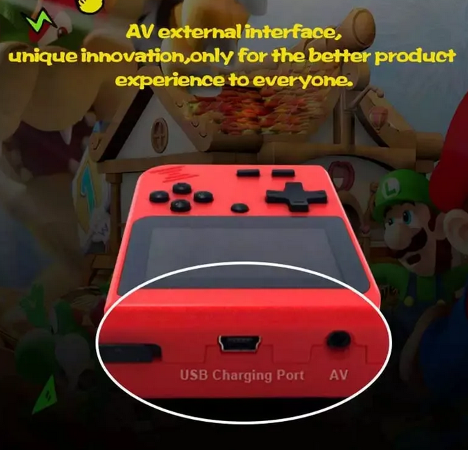 Mini Consola Retro Portátil Sup Game 400 en 1 Recargable - Imagen 4