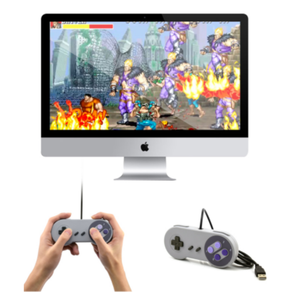 Control Alámbrico Estilo SNES USB para PC y Raspberry Pi - Imagen 2