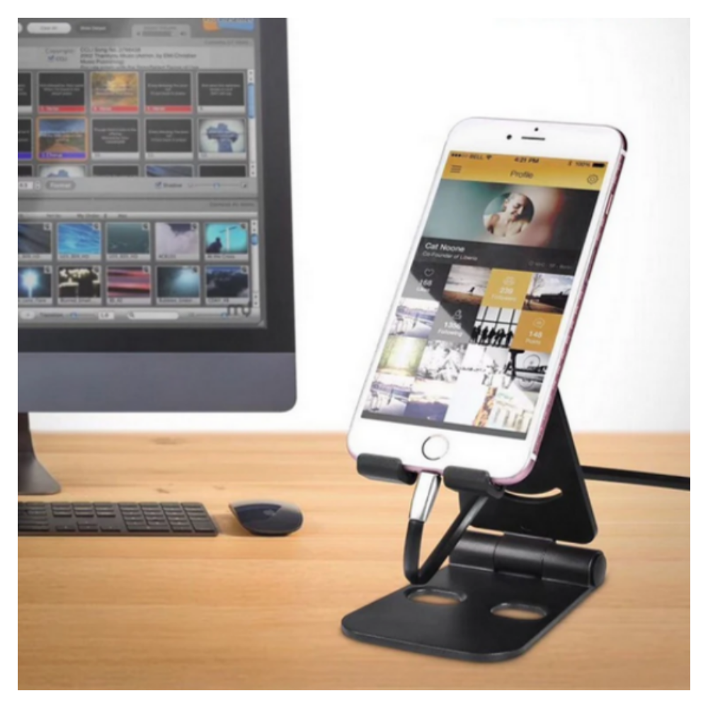 Soporte Plegable Ajustable para Celular, iPhone y Tablet - Imagen 4