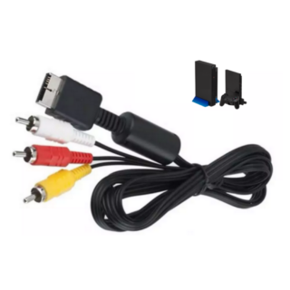 Cable de Audio y Video RCA AV Compatible con Sony PS2