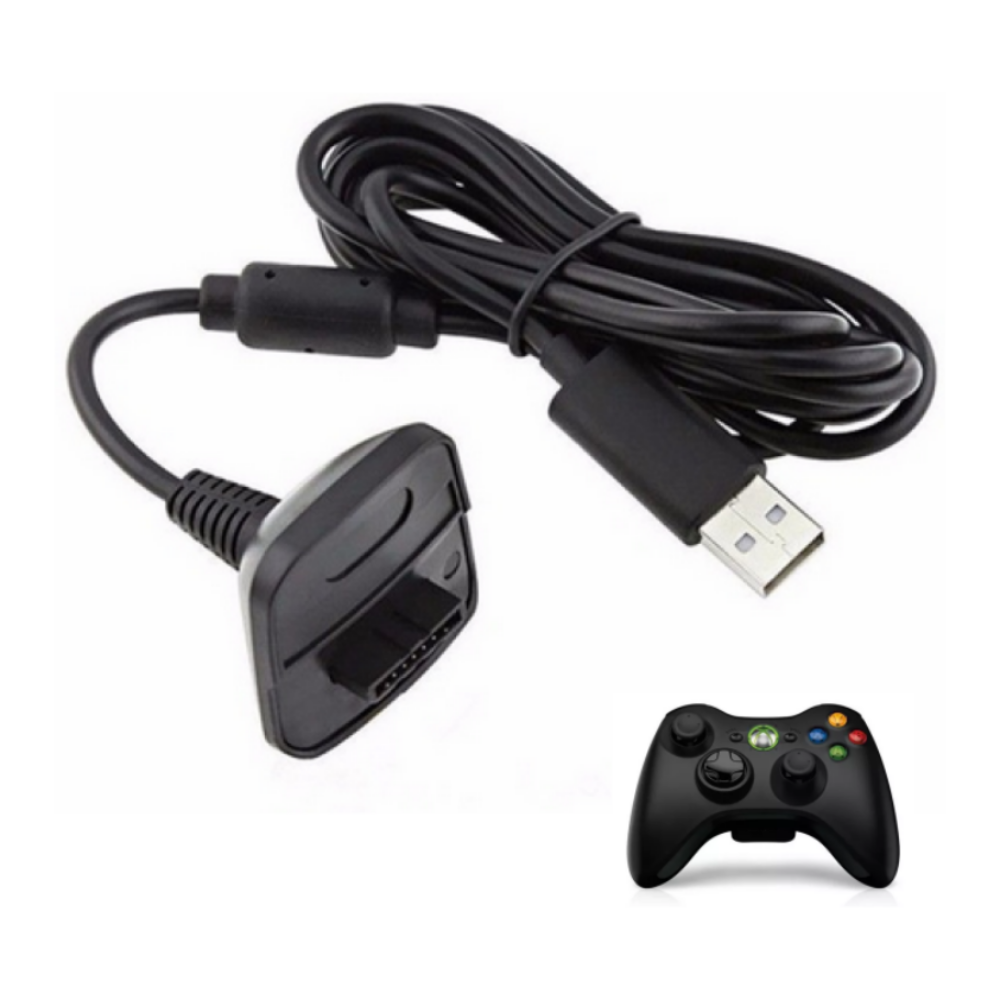 Cable Cargador USB para Control Inalámbrico Xbox 360