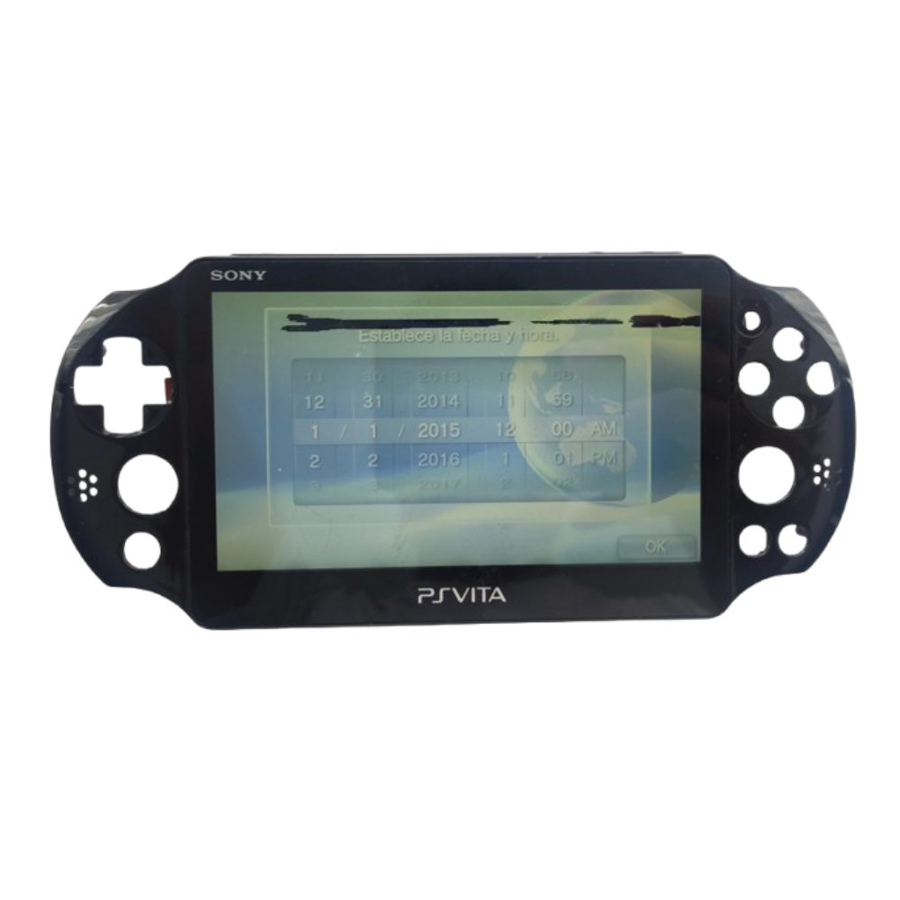 Pantalla LCD y Carcasa Frontal para PS Vita 2000 (Con Píxeles Muertos)