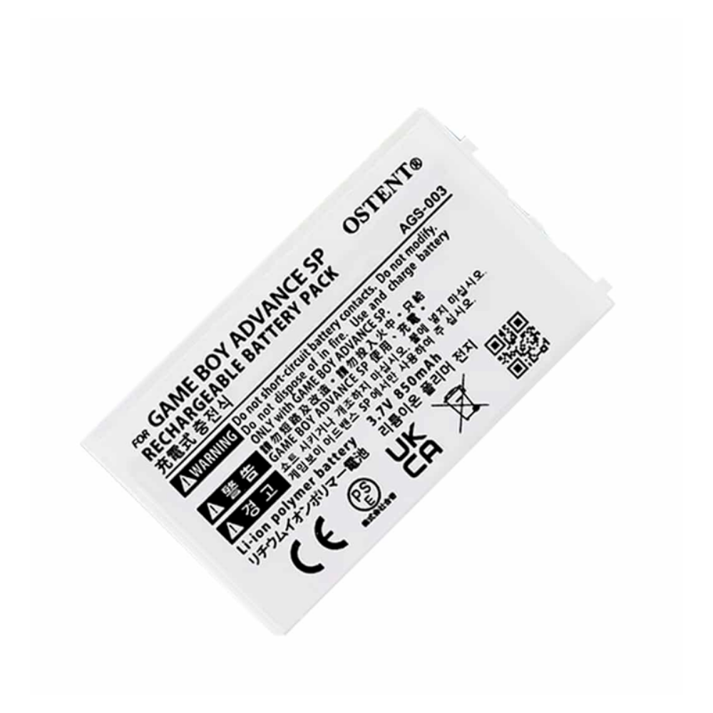 Batería Ostent de 850 mAh para GameBoy Advance SP - Imagen 4